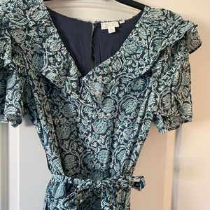 Anthropologie patterned romper